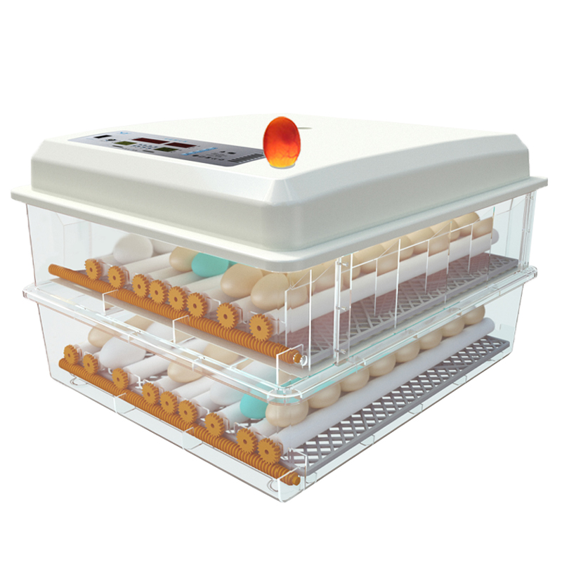 Incubadora automática de ovos elétrica, Mini incubadora doméstica, Modelo SC-120, potência 75w, embalagem individual 6.8kg / 52.5 * 24 * 62.5cm