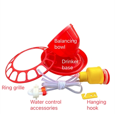 Automatic bell drinker "Balancing bowl type", PLASSON drinker
